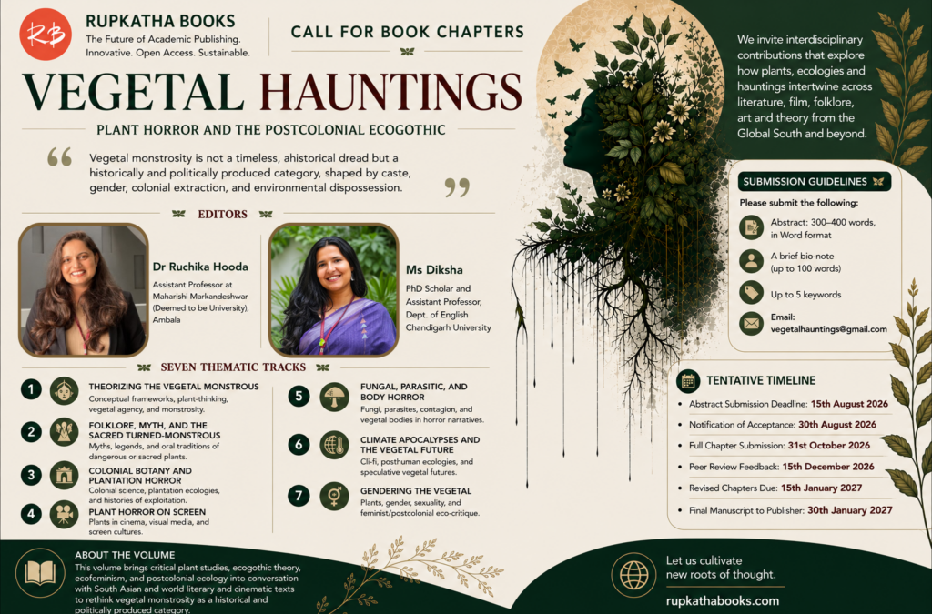 Call for Book Chapters | Vegetal Hauntings: Plant Horror and the Postcolonial Ecogothic